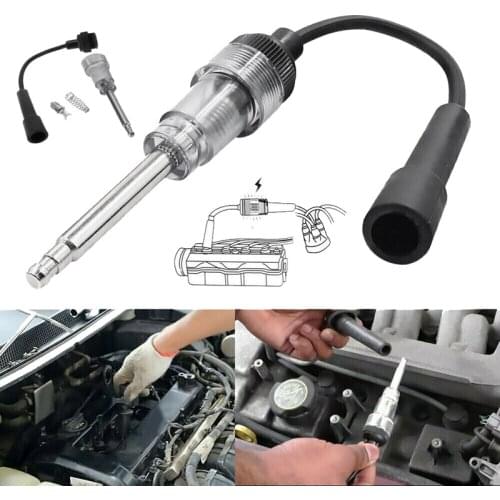 Car Ignition SPARK PLUG Tester Ignition System Coil Engine in Line Auto Diagnostic Test Tools