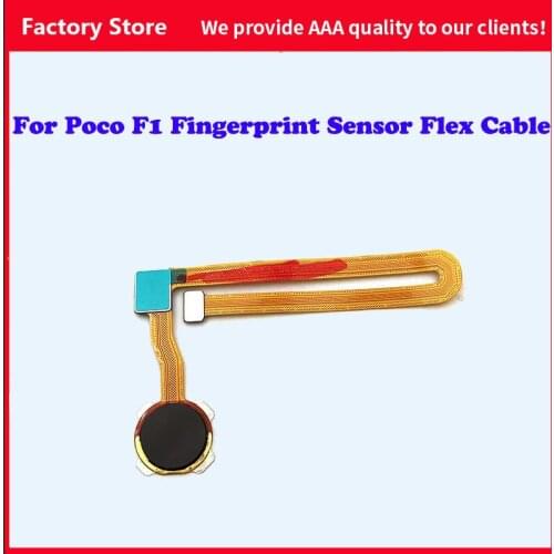 Repair Fingerprint Scanner For Xiaomi PocoPhone F1 Home Button Fingerprint Menu Return Key Recognition Sensor Flex Cable