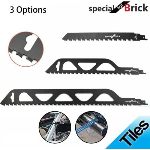 240/305/455mm Carbide Sabre saw reciprocating saw blade Masonry Blade For Cutting Brick Stone Wood Metal Power Tools Accessories