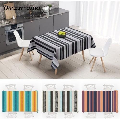 Modern Picnic Plaid Rectangular Square Small Tablecloth Dining Coffee Table Skirt Top Protector Waterproof Home Kitchen Decor
