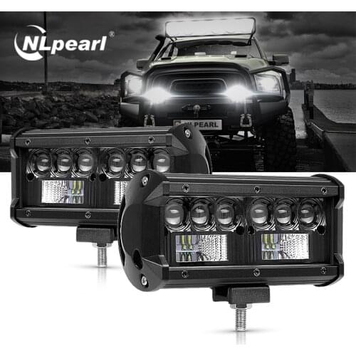 Nlpearl Led Light Bar/Work Light Led Bar 5D CREE Spotlight Led Fog Light For Offroad Jeep 4x4 ATV SUV Truck Tractors 12V 24V