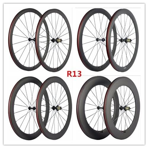 SuperTeam Carbon wheel 700C Road Bicycle wheelset 38/50/60/88mm 3K Matte