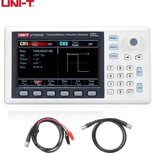 UNI-T UTG932E UTG962E 2-channel function signal generator 30Mhz 60Mhz arbitrary waveform generator signal source frequency meter