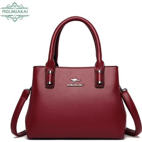 Ladies Leather Shoulder Bag Fashion Luxury Shift Designer Bag Large Capacity Handbag Casual Messenger Bag 2021 Fashion New Style