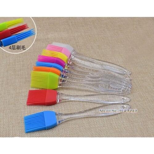 100pcs/lot Silicone brush small barbecue brush heat-resistant lint-free kitchen baking tools cake