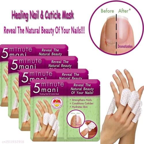 4 Pack/Set 5 Minute Healing Nail & Cuticle Mask Bright Oil Fungus Nail Treatment Nail Care Tools As Seen On TV