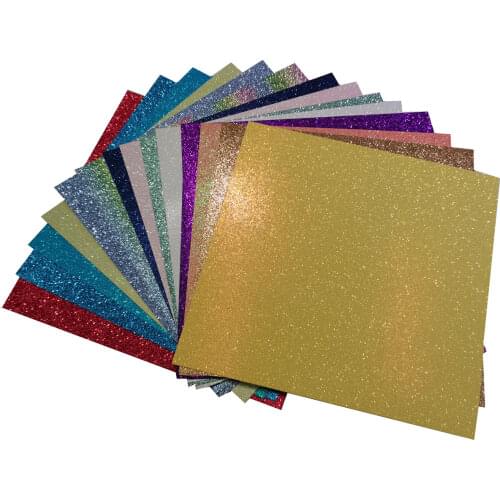 5600pcs 12*12 inch colorful glitter paper for child glitter paper DIY wholesale glitter cardstock paper