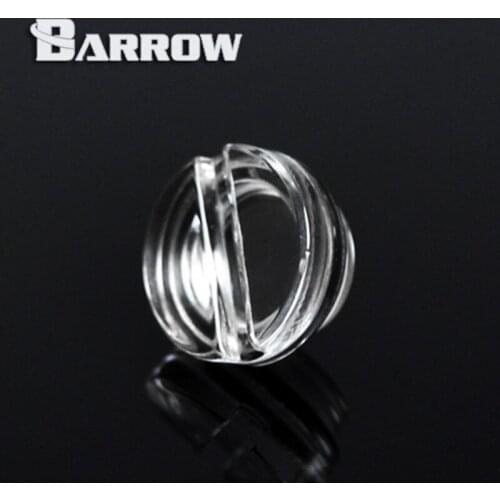 Barrow 2Pcs/lot G1 / 4 " High Transmittance PMMA Acrylic Screw Down Sealing Plug Interface Water Cooling Accessories YKLZS1-T01