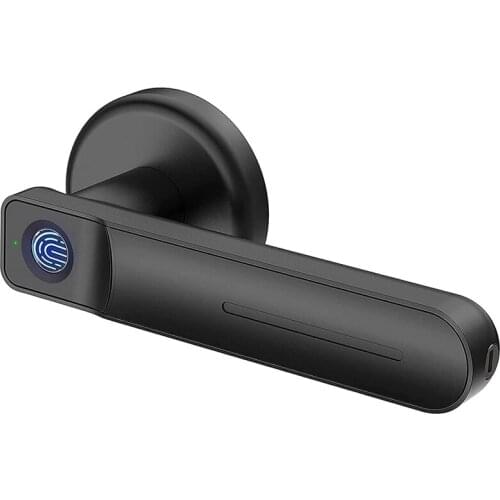 Fingerprint Door Lock, Smart Biometric Lock Safe Handle,Keyless Entry for Family Residence Apartment Office Private