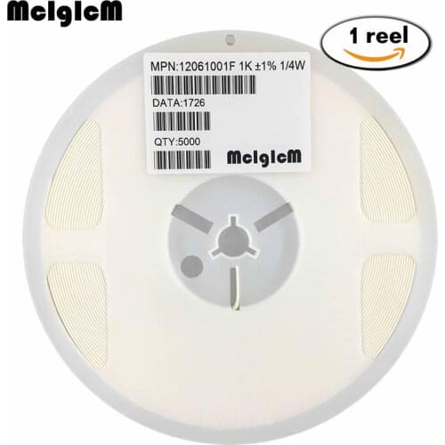 MCIGICM 5000pcs 1% 1206 smd chip resistor resistors 0R-10M 1/4W 10R 22R 47R 100R 150R 220R 470R