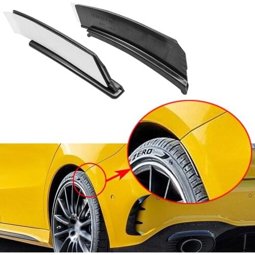 Rear Bumper Fender Flares Mud Splash Guards Arch Wheel Eyebrow Lip For Benz A Class W177 Hatchback AMG A180 A200 A250 A35 2019