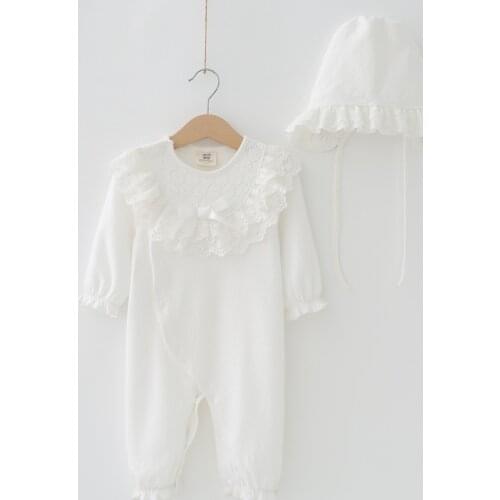 New Born Baby Girl Clothes 0-3 Months 2019 new Baby Clothes girl lace infantil party newborn baby rompers baptism jumpsuit