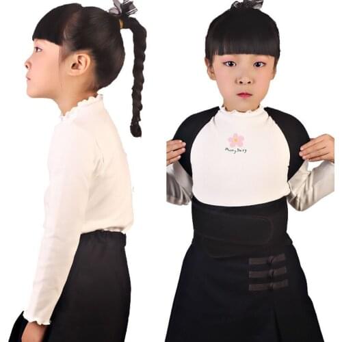 Shoulder Back Brace Support Alloy Bone Magnetic Therapy Orthopedic Posture Corrector For Kid Children Girl Boy Student