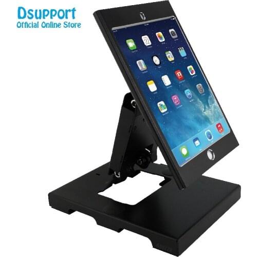 Fit for iPad mini 12345 Full rotation wall mount stand metal case display retail bracket tablet pc holder support anti-thief