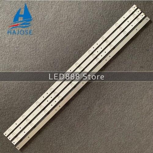 100% New 4pcs/Kit LED strips for TCL 40 TV F40B3803 L40R640CTE LVF400CMDX E2 V2 MS395D10-ZC14F-01 303MS395031
