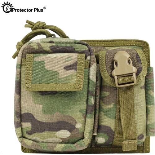 PROTECTOR PLUS Tactical Molle Pouch Accessory Bag Military Multifunction Waterproof Outdoor Mobile Phone Case Small Bag Hunting