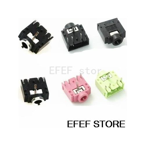 10PCS PJ-307 PJ307 3.5mm Stereo Jack Socket Audio Jack Connector PCB 3F07