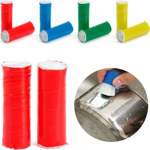 Aihogard 2PCS Magic Stainless Steel Metal Rust Remover Cleaning Detergent Stick Wash Brush For Pans Color Random