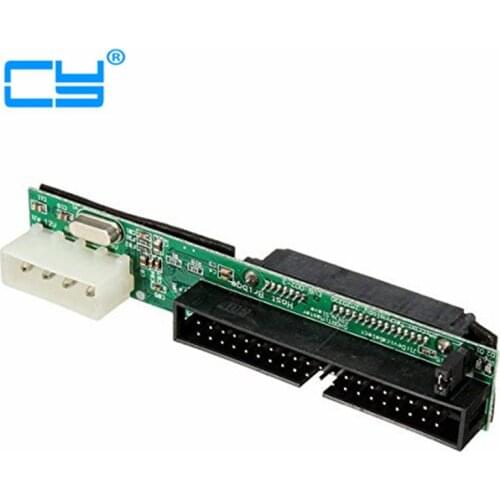 7+15Pin Female SATA SSD HDD Hard Drive To IDE 3.5 inch 40 Pin Male Converter Adapter