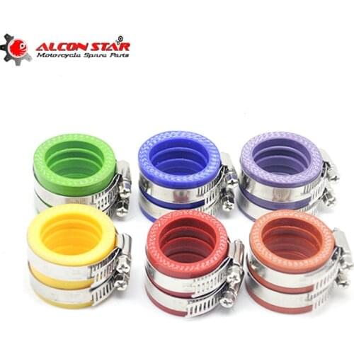 Alconstar- 35mm Inlet Rubber Motorcycle Carburetor Adapter Intake Pipe Dirt Bike For 28mm 30mm MIKUNI OKO KOSO KEIHIN PE28 VM24