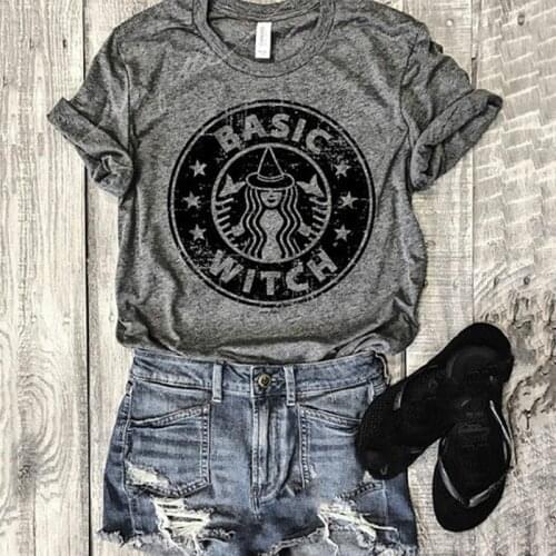 Basic Shirt O-Neck Women Tee Harajuku TShirt Women 2020 Short Plus Size Grey Casual Tee Letter Print