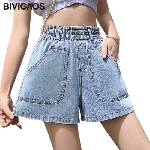 Женские джинсовые шорты BIVIGAOS China At AliExpress