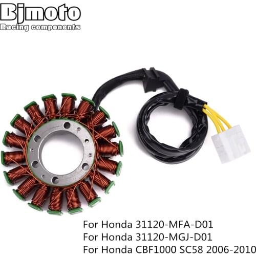 BJMOTO For Honda CBF 1000 CBF1000 SC58 2006-2010 Moto Engine Generator Stator Magneto Ignition Coil 31120-MFA-D01 31120-MGJ-D01
