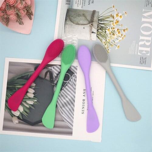 Double Headed Mask Tools Silicone Mask Brush Multifunctional Face Wash Brushes Beauty Makeup Skin Care Tool Brush