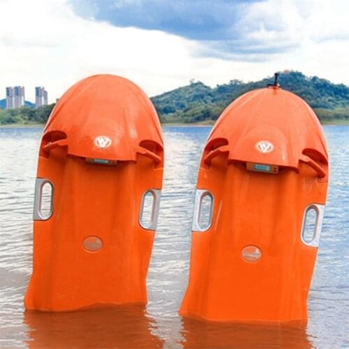 Camoro 2021 Electric Underwater Scooter Watercraft IP68 Dual Propeller Jet Electric Motor Surfboard with Fins for Rescue Swiming