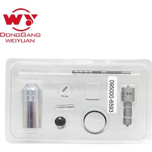 Common Rail Diesel fuel repair kit 095000-6593, for DEN injector, nozzle DLLA155P842, for fuel injection spare parts, hot sale