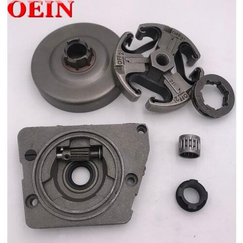 3/8" Clutch Drum Sprocket Oil Pump Worm Gear Kit For HUSQVARNA 61 66 266 268 272 XP 162 Chainsaw Replacement Parts
