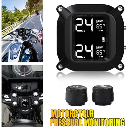 Motorcycle Tire Pressure Monitor 5V Wireless High-precision Electric Motorcycle TPMS Detector