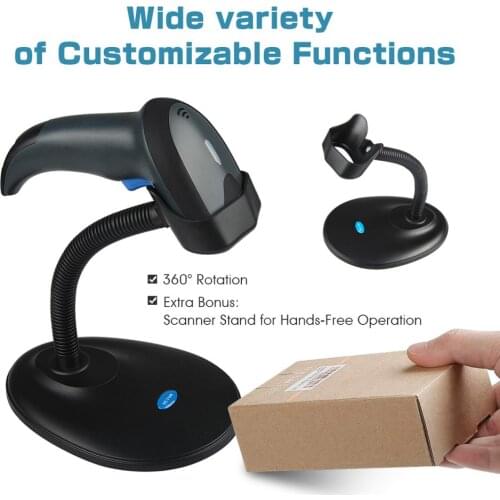NETUM W6-X Bluetooth CCD Barcode Scanner & NT-1228BC Barcode Reader for Mobile Payment Computer Screen Support Mac IOS, Android