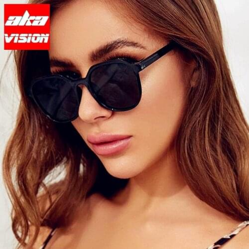 AKA VISION 2021 Square Vintage Sunglasses Women High Quality Eyewear Women/Men Retro Luxury Glasses for Women/Men Oculos De Sol