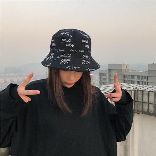 2020 Summer Bucket Hats Women Mens Panama Hat Double-sided Wear Fishing Hat Fisherman Cap for Boys/Girls Bob Femme Gorro