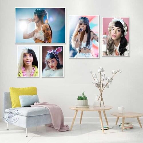 Melanie Martinez Poster Hot Music Singer Star Art Canvas Painting Silk Wall Pictures Home Decoration quadro cuadros