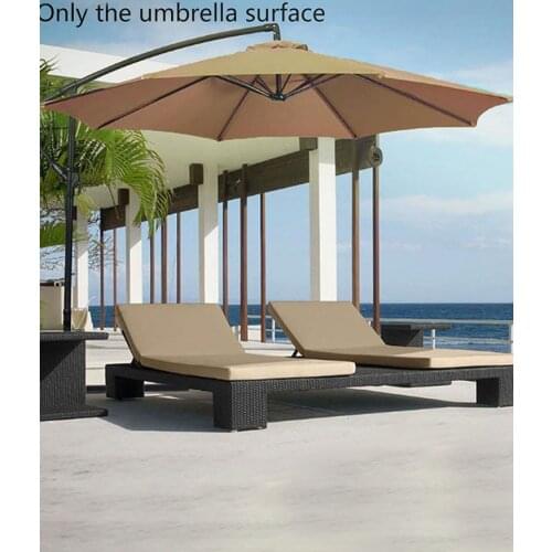 2/2.7/3M Beach Umbrella Replacement Canopy Garden Patio Umbrella Anti-UV Polyester Cloth Pool Outdoor Shade Parasol Plage New