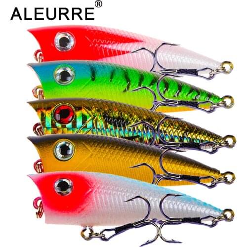 1Pcs Popper Fishing Lures 6cm/6.5g Top Water High Quality Wobblers Hard Fake Baits Crankbaits Isca Artificial Fishing Tackle