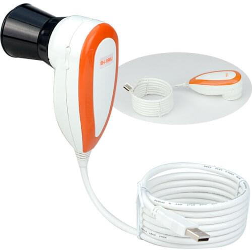 LED Illuminated USB Analyzer Magnifying Glass 5MP CCD Hair Skin Digital Camera Magnifier with Aluminum Alloy Box