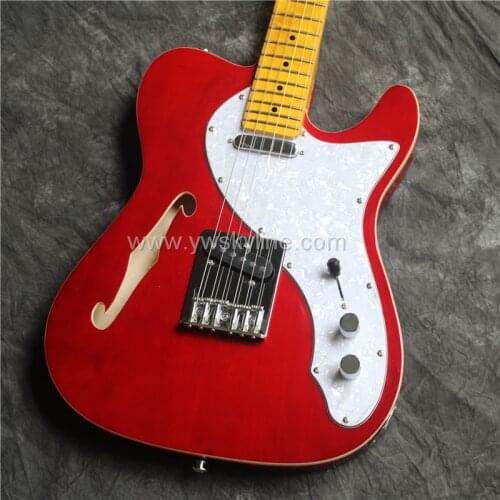High quality F hole electric guitar, ready in store, immediately shipping
