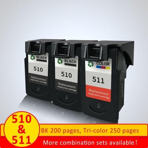 XiangYu pg-510 CL 511XL Ink Cartridge Replacement For Canon PG 510 CL-511 PG510XL Compatible for Canon MP230/MP2510/MP250/IP2700