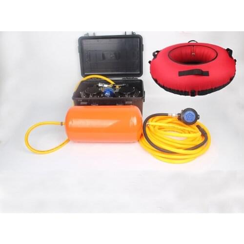 ZC70PTB Scuba Diving equipment 12V full set Hookah Diving Compressor for diving with air tank and buoy