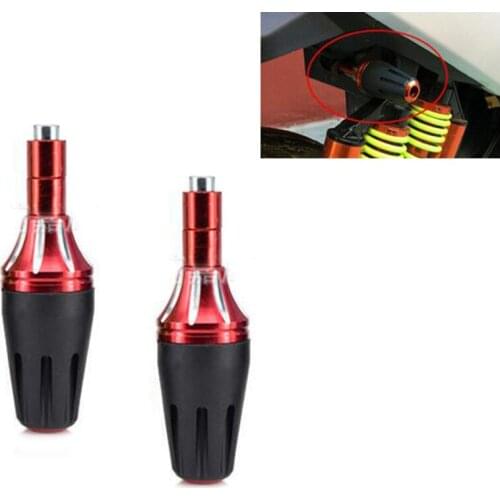 2x Motorcycle CNC Anti-Crash Engine Falling Protectors Frame Slider Red