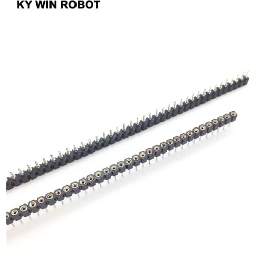 5pcs 1x40 Pin 2.54mm 40P Round Female Pin Header connector