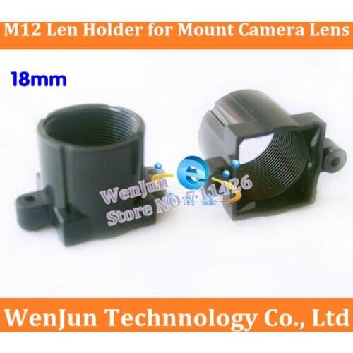 5PCS NEW M12 Lens Holder for Computer camera seat lens mount 18mm len Holde CCD camera seat Plastic