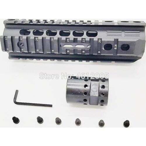 7 inch noveske Quad Rai for ar15 ar15 handguard 4-weaver/picatinny Rail Rifle Free Floating Handguard QD Swivel Housing M4 M16