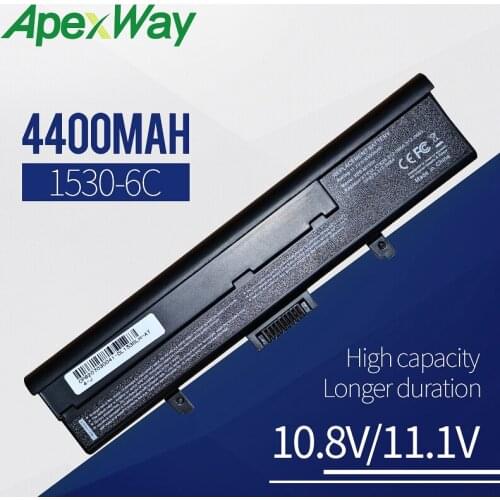 ApexWay 4400mAh 11.1V laptop battery for DELL XPS M1500 M1530 312-0660 312-0662 312-0663 451-10528 RU030 TK330 XT828 XT832