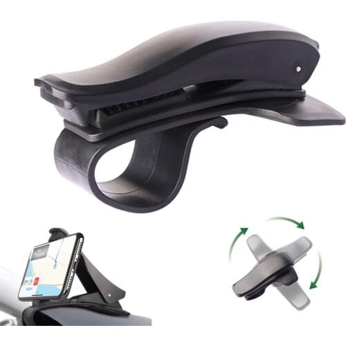 Dashboard Clip Mount Car Phone Holder 360 Rotation Stand stable durable Auto Bracket for xiaomi huawei iPhone