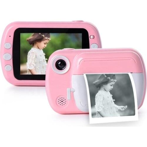 Digital SLR Print Camera for Kids 1080p 12 Million Pixels Thermal Instant Printing Photo Camera Video Toy Camera for Kids