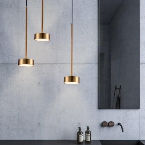 Designer Nordic Modern LED Pendant Lights Bedside Living Room Gold Hanglamp Restaurant Bedroom Home Decor Lighting Fixtures